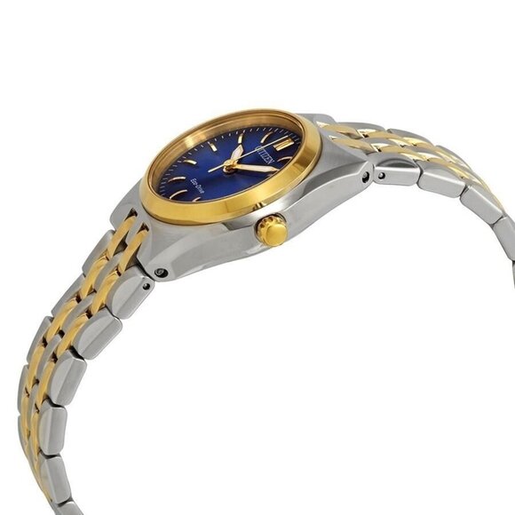 NWT Authentic Citizen Corso Eco-Drive Blue Dial Two-tone Women's Watch - Picture 2 of 3